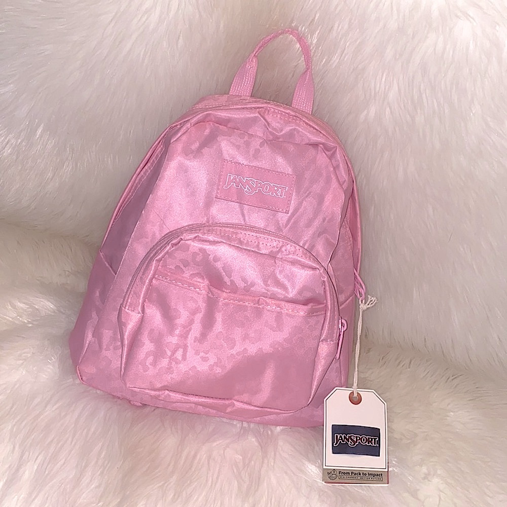 JanSport🌸🐆Half Pint Fx Leopard Emboss - Picture 2 of 6